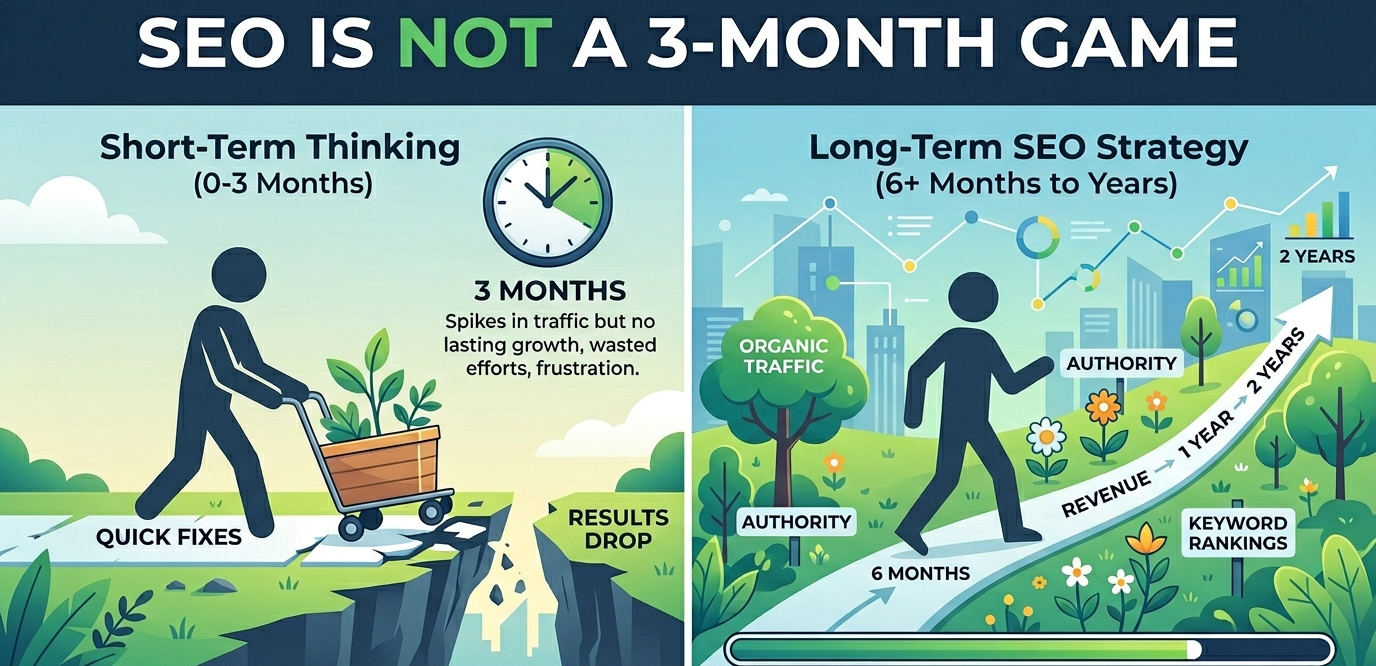 SEO Is Not a 3-Month Game